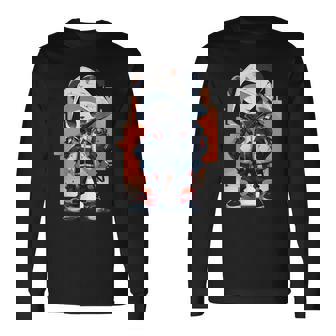 パンダ ストリート 都会 ヒーロー 長袖Tシャツ - Kawaiitshirt