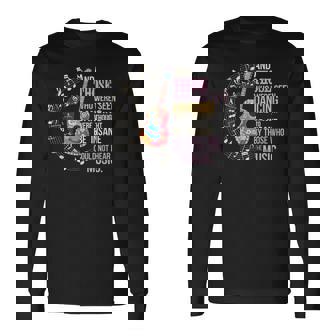 ヒッピーギターと平和の踊りを見た者たち 長袖Tシャツ - Kawaiitshirt