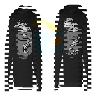 ヒョウ ヤモリ トカゲ 爬虫類 ヒョウ ヤモリ愛好家 長袖Tシャツ - Kawaiitshirt