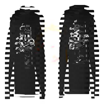 ビリヤードボール 8プールビリヤード 長袖Tシャツ - Kawaiitshirt