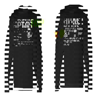 ビール 酒 面白いtシャツ Hoptimist 英語 辞書 飲み おもしろ 飲み会 酒好き メンズ ネタ 服 長袖Tシャツ - Kawaiitshirt