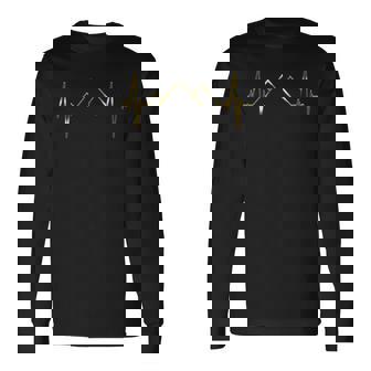 ピラミッドスカイライン ハートビート エジプト 愛 カイロ ギザ ピラミッド 長袖Tシャツ - Kawaiitshirt