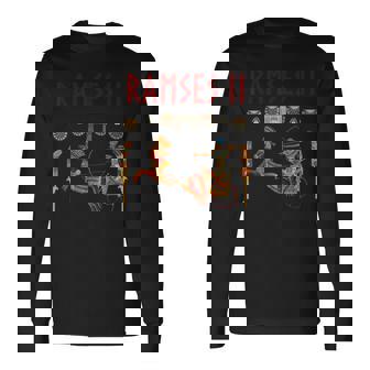 ファラオ・ラムセス2世 戦車 古代エジプト 長袖Tシャツ - Kawaiitshirt