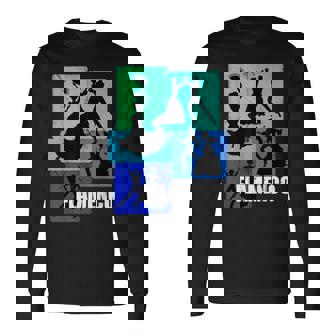 フラメンコダンサー用フラメンコtシャツ レトロメンズフラメンコ 長袖Tシャツ - Kawaiitshirt