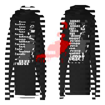 フラメンコダンススタイルパロス 長袖Tシャツ - Kawaiitshirt