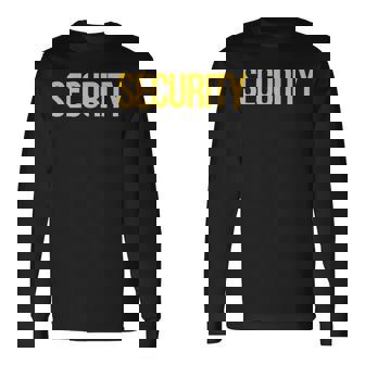 フロントセキュリティバックにセキュリティガード。 長袖Tシャツ - Kawaiitshirt