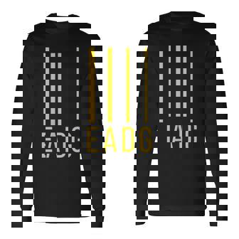 ベースプレーヤーギタリスト Eadg 4弦ベースギター 長袖Tシャツ - Kawaiitshirt