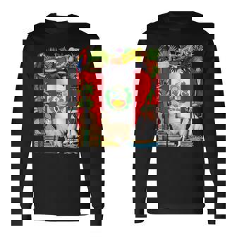 ペルー ペルー国旗 ペルーのルーツ ペルーの遺産 誇り高きペルー人 ペルーの誇り 長袖Tシャツ - Kawaiitshirt