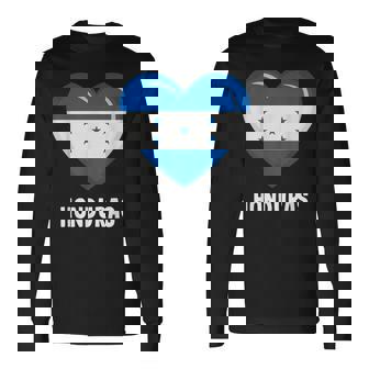 ホンジュラス国旗シャツ 長袖Tシャツ - Kawaiitshirt