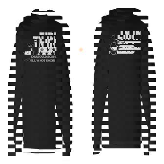 ボウラー メンズ レディース テンピン ワンスター 面白ボウリング 長袖Tシャツ - Kawaiitshirt