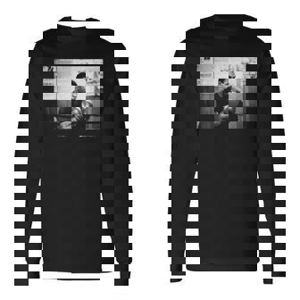 ボクサー マイク・タイソン ロンドンで ジェームズ・ティリス 対 フランク・ブルーノ 長袖Tシャツ - Kawaiitshirt