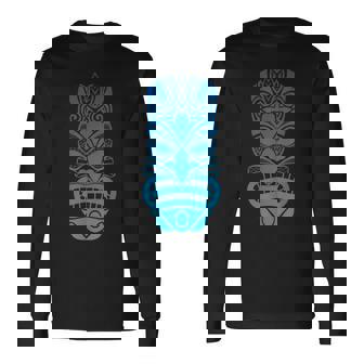 ポリネシア ティキ マオリ ハワイアン トライバル 長袖Tシャツ - Kawaiitshirt