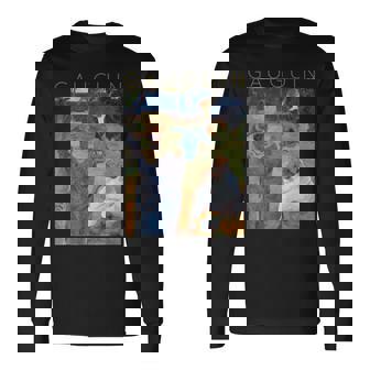 ポール・ゴーギャン マンゴーの木、マルティニーク 長袖Tシャツ - Kawaiitshirt