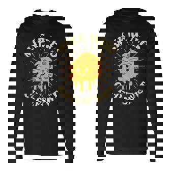 マイク・フー チーズ 濡れ 不適切 不潔な女 恥ずかしい 長袖Tシャツ - Kawaiitshirt