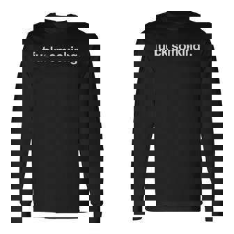 ミニマリスト 禁煙タバコ禁煙 長袖Tシャツ - Kawaiitshirt