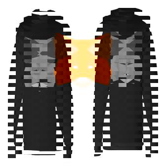 メタマスクフォックス 長袖Tシャツ - Kawaiitshirt