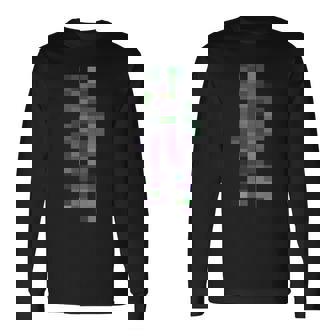 モザイク 長袖Tシャツ - Kawaiitshirt