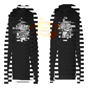 ラーメン寿司キャバリア・キング・チャールズ・スパニエル犬 長袖Tシャツ - Kawaiitshirt