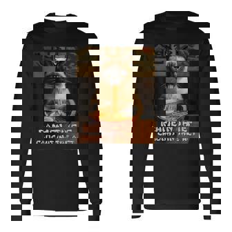 ラーメン猫 シャム猫 ラーメンを食べるラーメン泥棒 グランジ 長袖Tシャツ - Kawaiitshirt