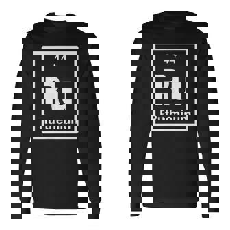 ルテニウム Ru 元素周期表 サイエンスギフト 長袖Tシャツ - Kawaiitshirt