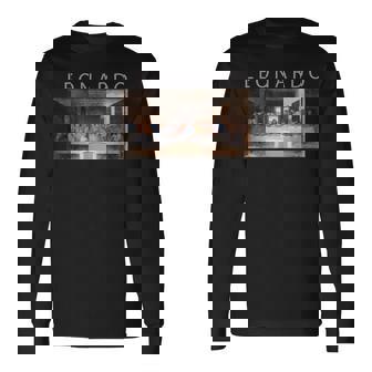 レオナルド ダヴィンチ 面白いtシャツ アート 絵画 メンズ 面白い 服 美術 おもしろ ネタ 長袖Tシャツ - Kawaiitshirt