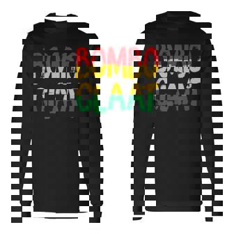 レゲエとジャマイカ Bombo Claat ラスタ ボンボクラット 長袖Tシャツ - Kawaiitshirt