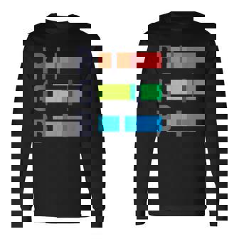 レッド グリーン ブルー Rgb カラー モデル アーティスト 長袖Tシャツ - Kawaiitshirt