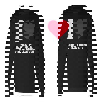 レッドハート 愛あやか 長袖Tシャツ - Kawaiitshirt