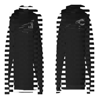 レトロなフライフィッシングフライロッド 長袖Tシャツ - Kawaiitshirt
