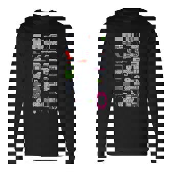 レトロゲーム機 長袖Tシャツ - Kawaiitshirt