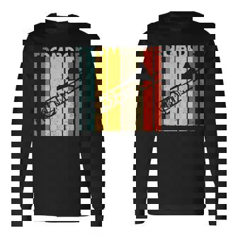 レトロトロンボーン I マーチングバンド I 吹奏楽部 I トロンボーン 長袖Tシャツ - Kawaiitshirt