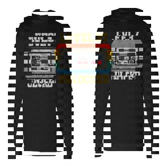 レベル 37 アンロック 37歳 ギフト 面白い ゲーマー 37歳の誕生日 長袖Tシャツ - Kawaiitshirt