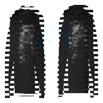 ロシアンブルーキャット 長袖Tシャツ - Kawaiitshirt