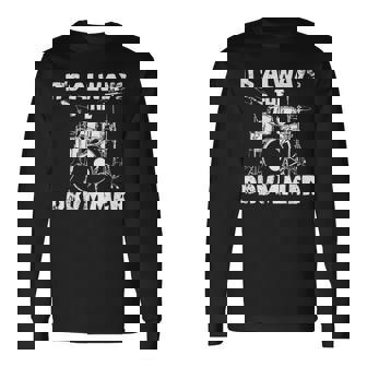 ロックミュージックドラマー 長袖Tシャツ - Kawaiitshirt