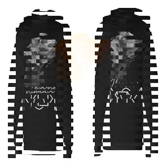 ワイマラナー 犬 ママ 長袖Tシャツ - Kawaiitshirt