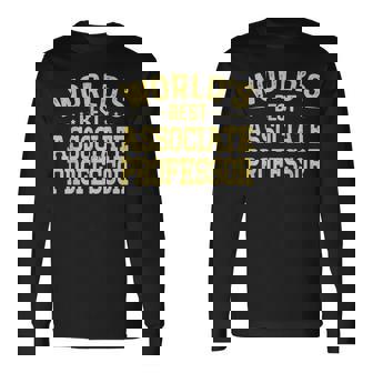 ワールドベスト准教授職位准教授 長袖Tシャツ - Kawaiitshirt