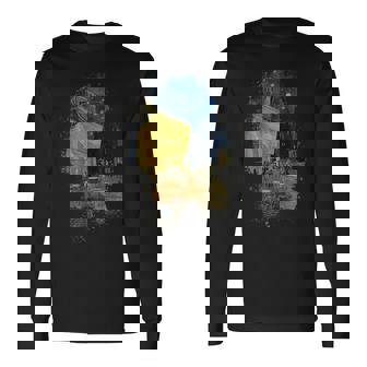 ヴィンセント・ヴァン・ゴッホ作 夜のカフェテラス 長袖Tシャツ - Kawaiitshirt