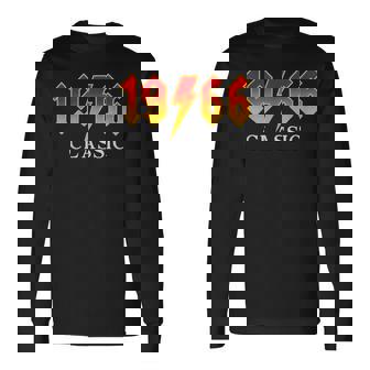 ヴィンテージ 1966 クラシック 60歳 60歳 誕生日 ロックレジェンド 長袖Tシャツ - Kawaiitshirt