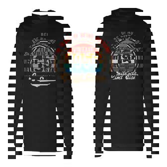 ヴィンテージ 70歳の誕生日 1956年生まれの70年 長袖Tシャツ - Kawaiitshirt