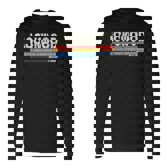 ヴィンテージ レトロ 70年代80年代スタイル ロックウッドの故郷 Mt。 長袖Tシャツ - Kawaiitshirt