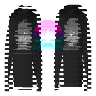 ヴィンテージ レトロ サンセット アヌンナキ 長袖Tシャツ - Kawaiitshirt