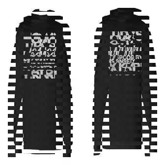 今日の気分は焼き鳥が主催 長袖Tシャツ - Kawaiitshirt