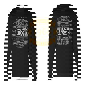 伝説は1966年にヴィンテージ60歳の誕生日に生まれました60歳 長袖Tシャツ - Kawaiitshirt