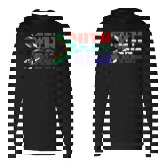 南アフリカ 国旗 南アフリカ 長袖Tシャツ - Kawaiitshirt