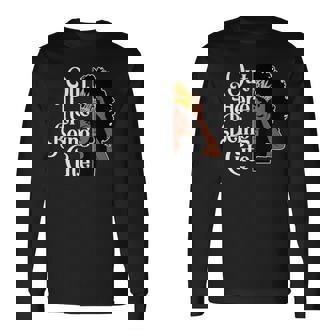 可愛いアフロ黒ギャルメラネティッドソープソウル 長袖Tシャツ - Kawaiitshirt