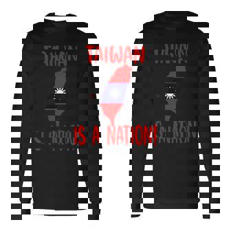 台湾は国です！ 中国を止めろ！ 長袖tシャツ 長袖Tシャツ - Kawaiitshirt