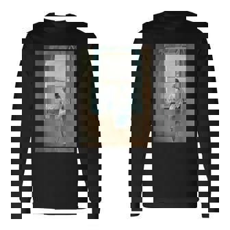 名画イラスト 長袖Tシャツ - Kawaiitshirt