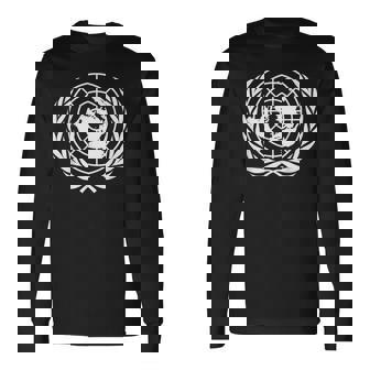 国連旗 長袖Tシャツ - Kawaiitshirt