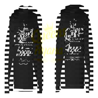 女王はayanaと名付けられる 長袖Tシャツ - Kawaiitshirt