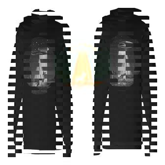 宇宙宇宙人のためにufoに誘拐された宇宙好きのロバ 長袖Tシャツ - Kawaiitshirt